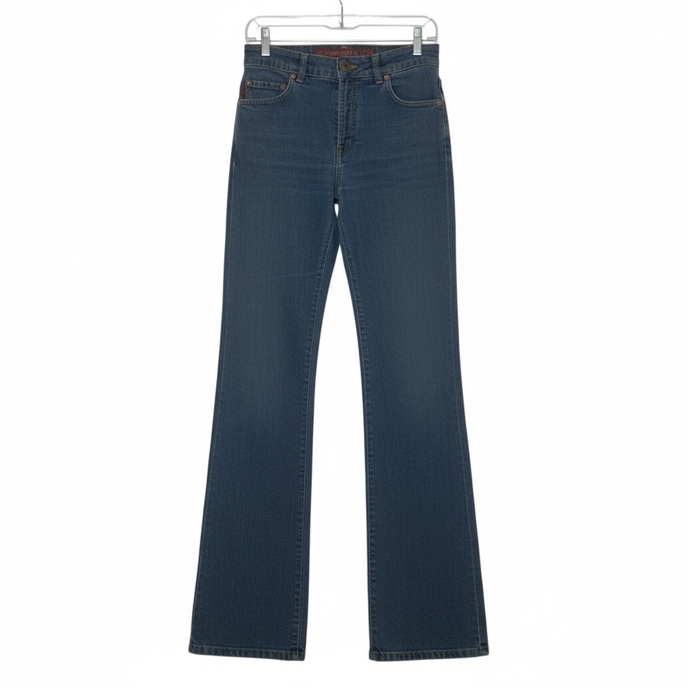 Vintage Y2K Parasuco Jeans Women 26 Blue Dark Wash Mid Rise Grunge Punk Cowgirl
